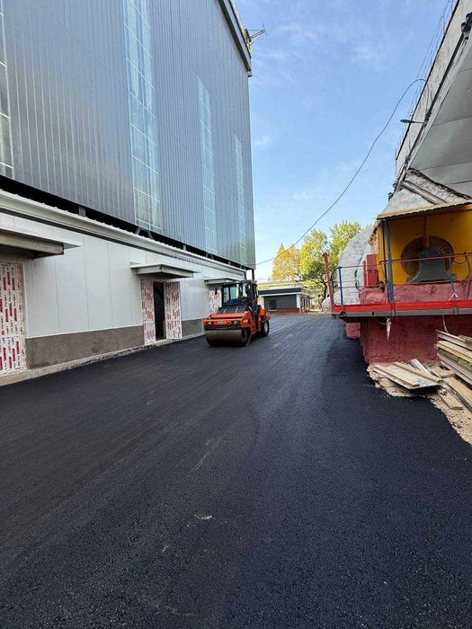 Асфальтирование территорий заводов, фабрик в Ташкенте.