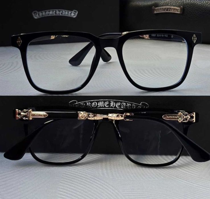 Chrome Hearts Ochelari pentru calculator ochelari de soare transparenț