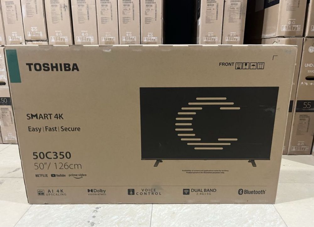 Телевизор Toshiba 55/65 Smart TV 4K Vidaa Доставка бесплатно