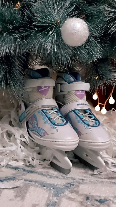 Коньки детские для девочки р 31-36