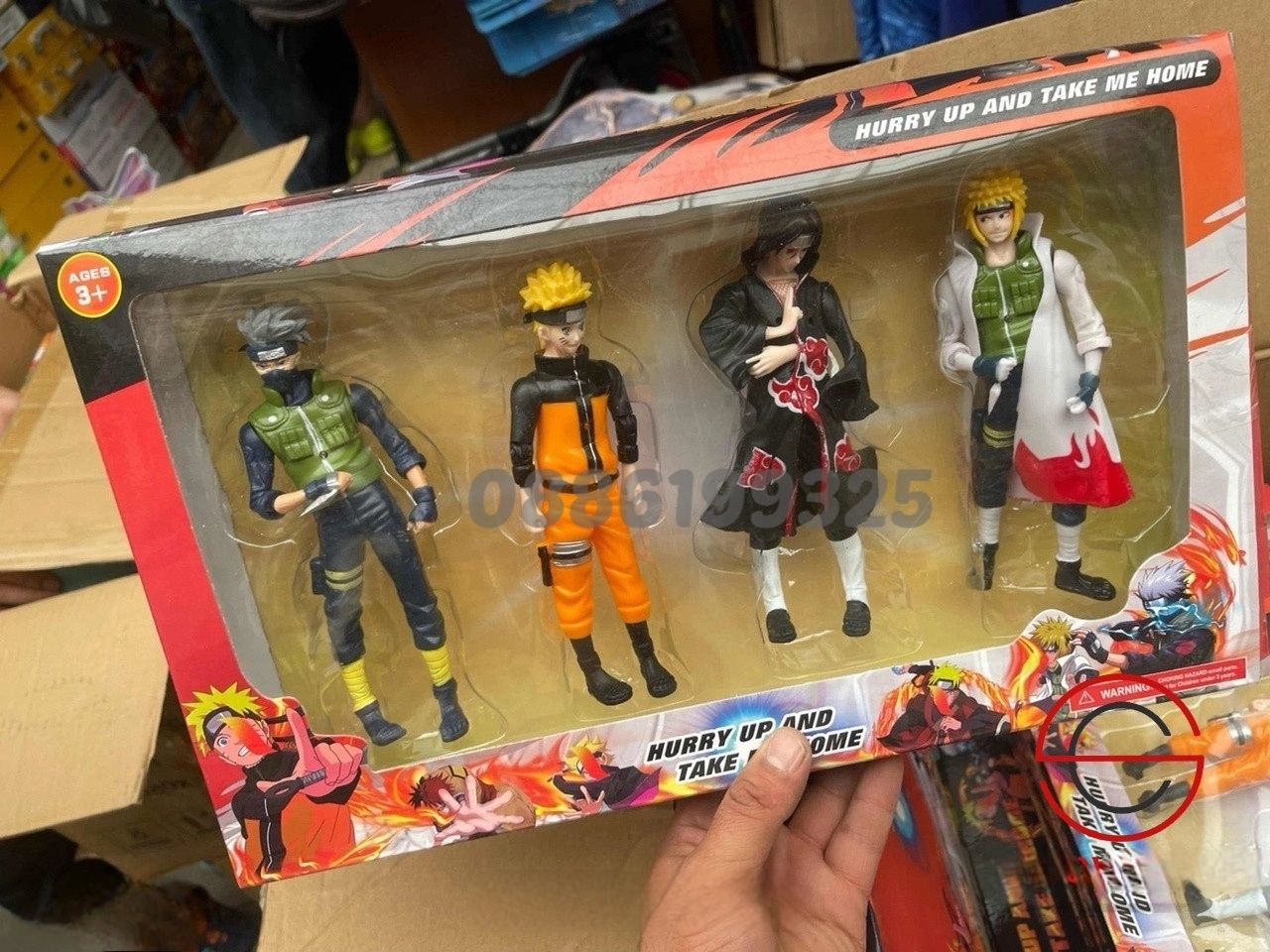 Комплект 4 броя фигурки Naruto, Фигурки Наруто