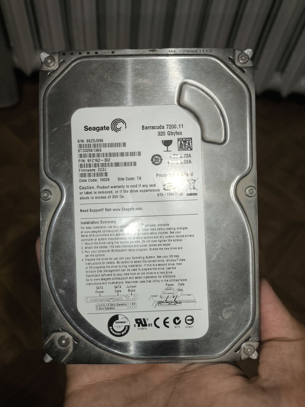 HDD Seagate 320 gb