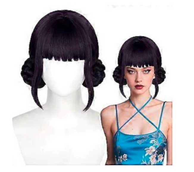 Peruca Zoey Huntrix din k-pop demon hunters cu plasa pt prindere par