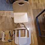 Scaun inalt copii Graval Ikea din lemn