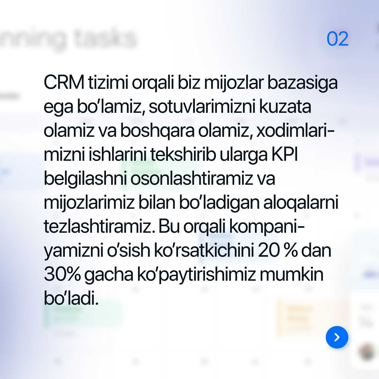 Sotuv bo'limini tizimlashtirish, CRM / IP-telefoniya.