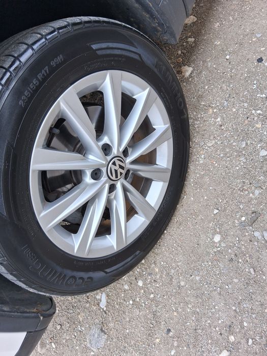 джанти за фолксваген с нови гуми летни 235 55 17