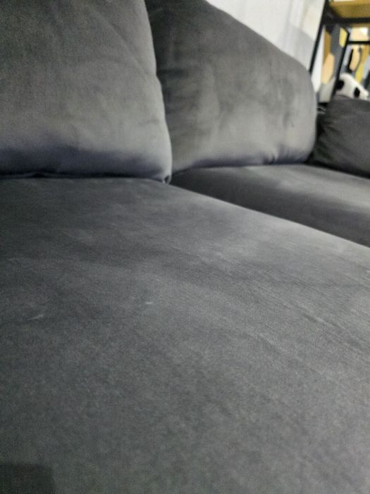 Vând canapea liniară 3 locuri Rovere Grey Velvet