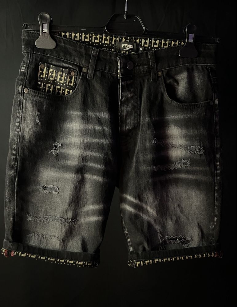 Мъжки къси дънки Fendi