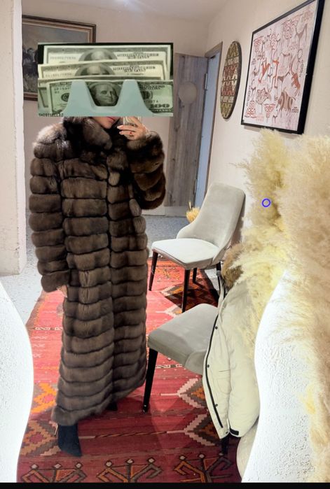 Шуба Собель Италия в хорошем сост.