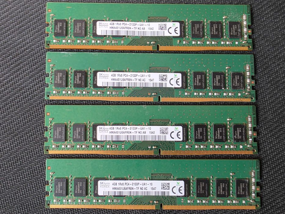 Memorie 16GB DDR4 2133MHz Hynix kit 4 x 4gb