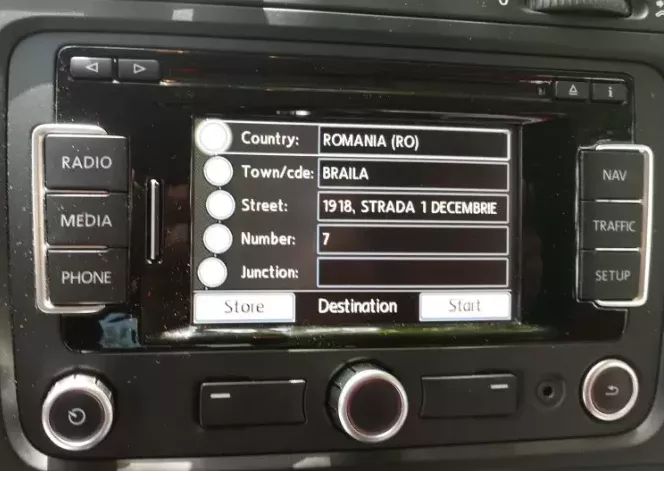 VW DVD Card Skoda Navigatie Harti Navigatie VW RNS 310 RNS315 RNS 510