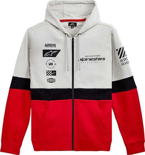 Мото суичър ALPINESTARS POSITION ZIP black/red/silver,оригинални!