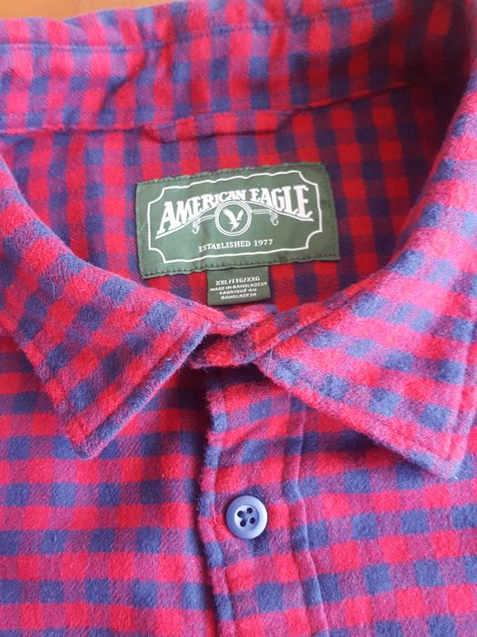 Мъжка спортна риза с дълъг ръкав , 2XL , 100%памук.