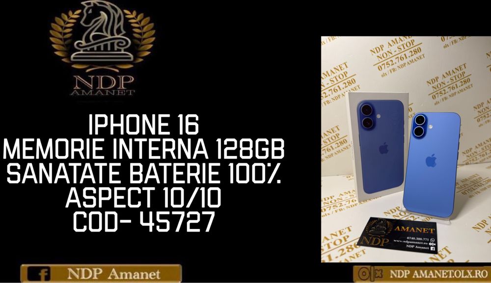 NDP Amanet Braila Iphone 16 (45727)