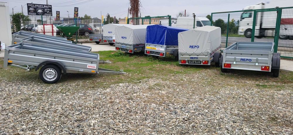 Remorca ATV 750 kg 2.35 x 1.25 m  Asiguram Transport - PLATA IN RATE !