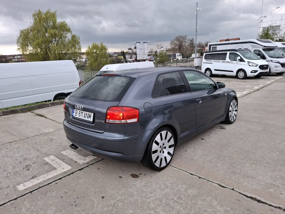 A3 8p 2.0 tdi 136cp AZV euro 4 cutie 6+1 trepte evacuare/ jante/suspen