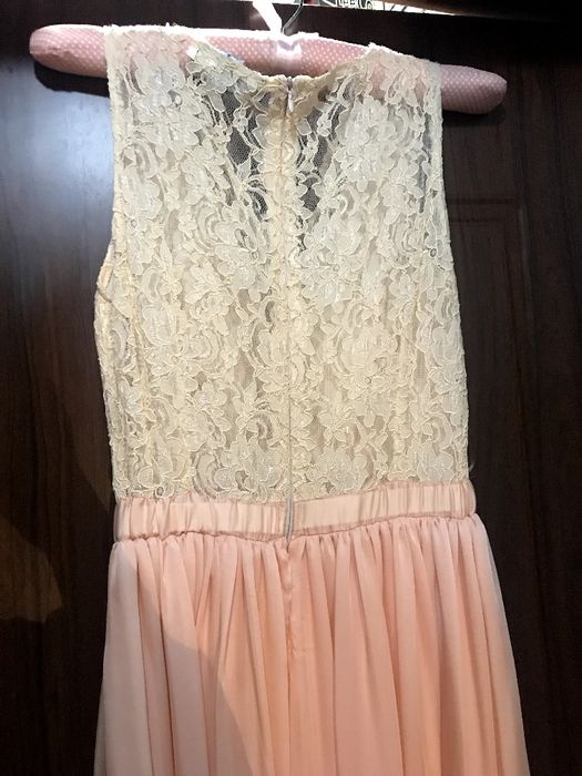 Rochie lunga de ocazie cu dantela