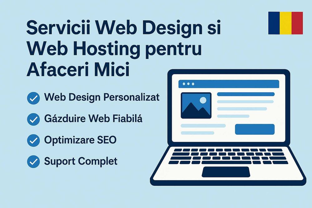 Servicii Web Design și Web Hosting pentru Afaceri Mici