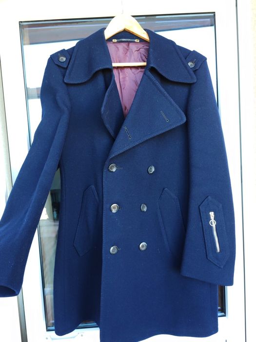 Palton L bărbătesc 100% lână virgină