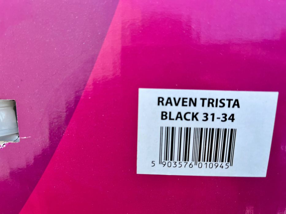 Role / patine cu rotile Raven Trista negre 31-34