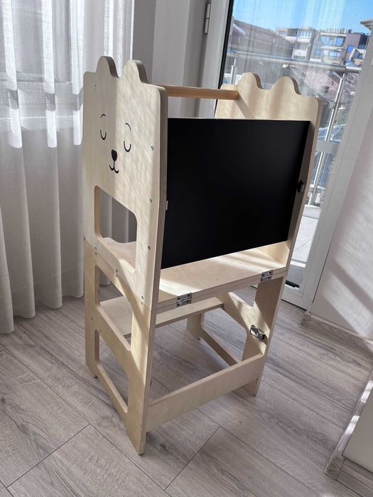 Обучителна помощна кула 3-в-1 Монтесори ( Learning Tower 3-in-1)