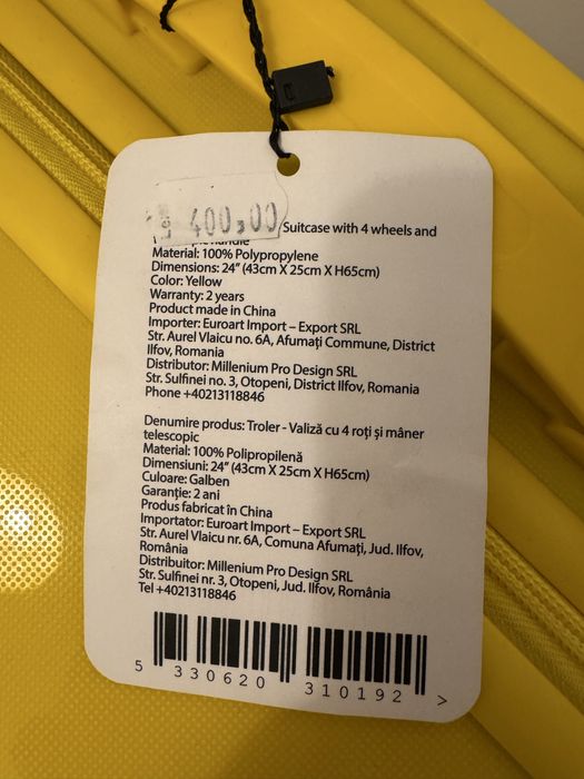 troler galben hard case nou