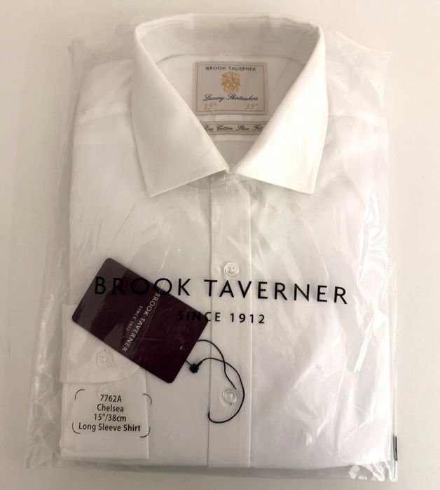 Оригинална Мъжка Риза Brook Taverner Chelsea с Дълъг Ръкав