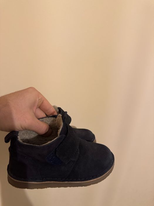 Ghetute baiat, Zara, marimea 28, imblanite si cu piele intoarsa