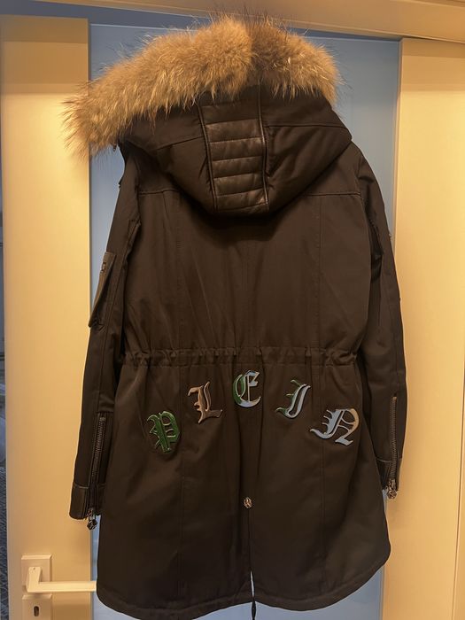 Дамски зимно яке с пухена качулка Philipp Plein