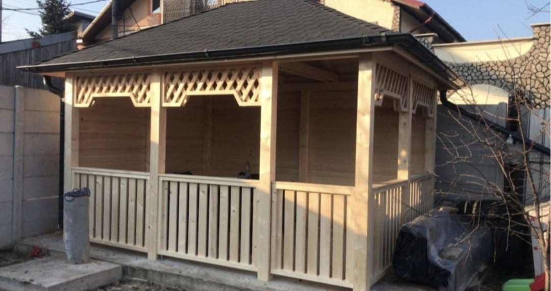 Realizăm la comanda clientului foisiare terase
Terasa 
Foisoare 
Magaz