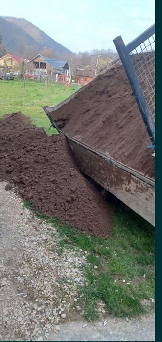 Nisip, balastru, piatra concasata, gunoi/balegar