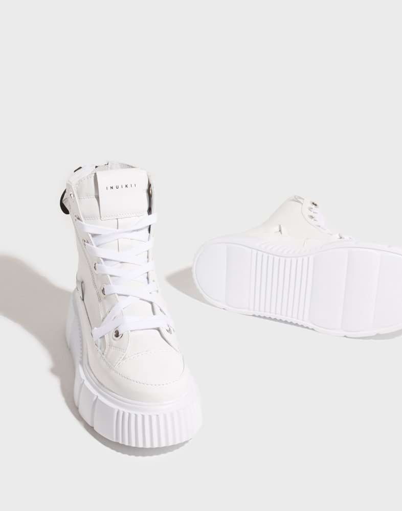 Inuikii Leather Matilda High White ОРИГИНАЛ дамски боти/сникърси 41/26