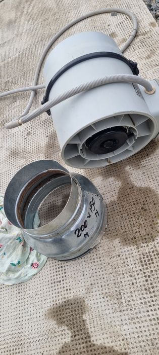 Ventilator vortice lineo 200v 0  hote fast-food etc langoserii diam200