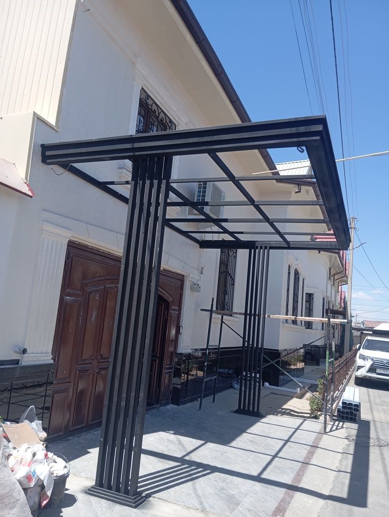 Naves darvoz reshotkalar yasaymiz va urnatamiz kiraska qilamiz