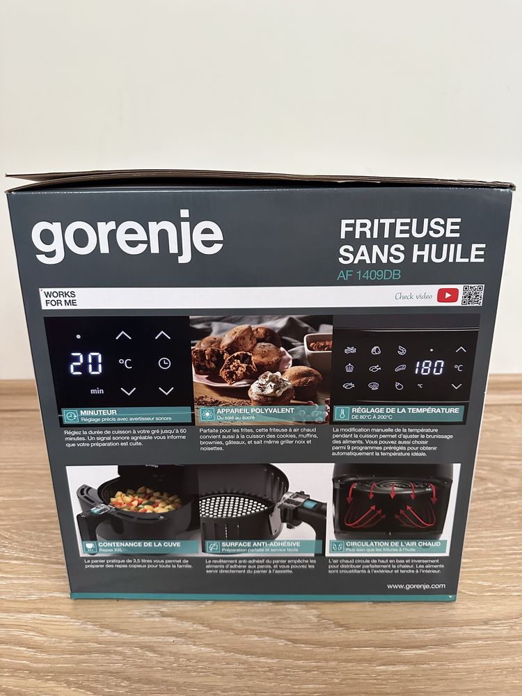 Фритюрник с горещ въздух Gorenje AF1409DB