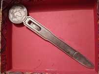 Desfacator de scrisori 1970 vintage italian sterling.