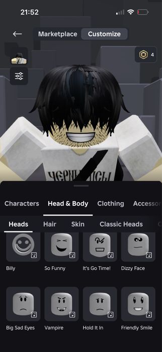 Аккаунт в роблокс