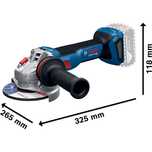 Bosch GWS 18V-11 polizor unghiular cu acumulator 18 V , Flex