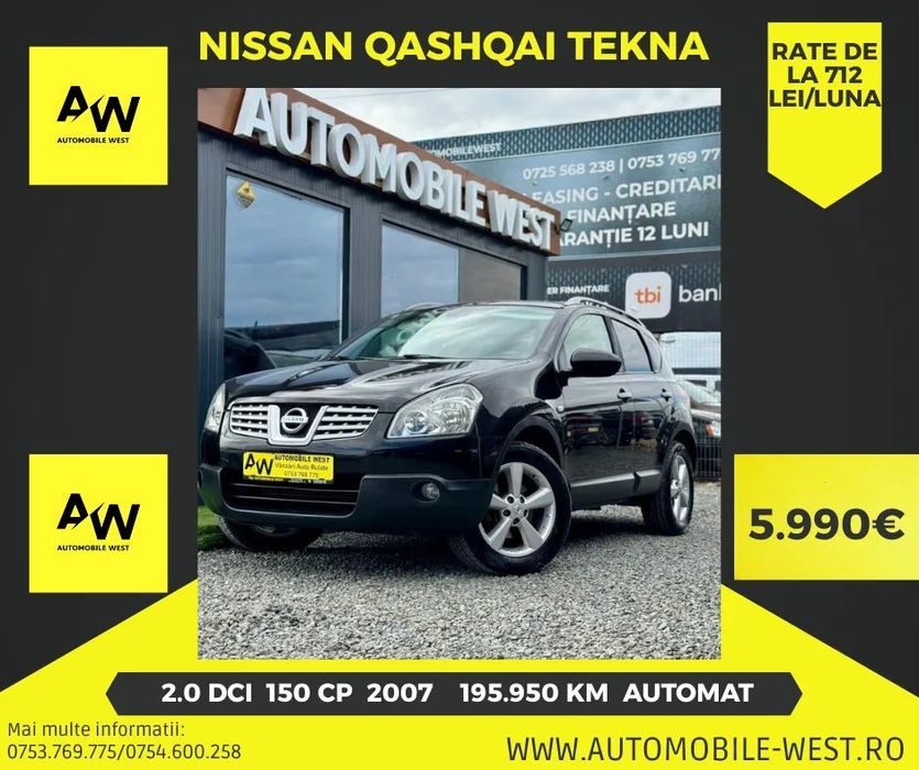 Nissan Qashqai Nissan Qashqai 4x4 Tekna