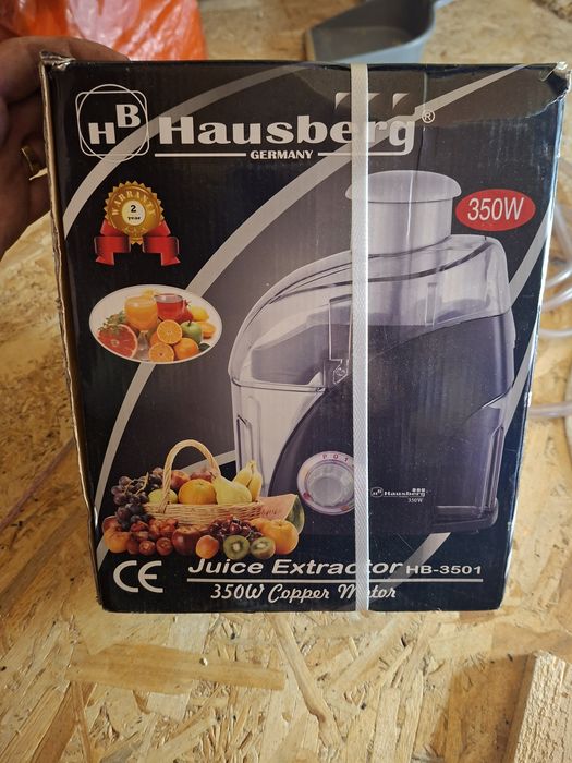 Storcator de fructe HB3501 Hausberg, 350 W, Recipient suc 0.35 L