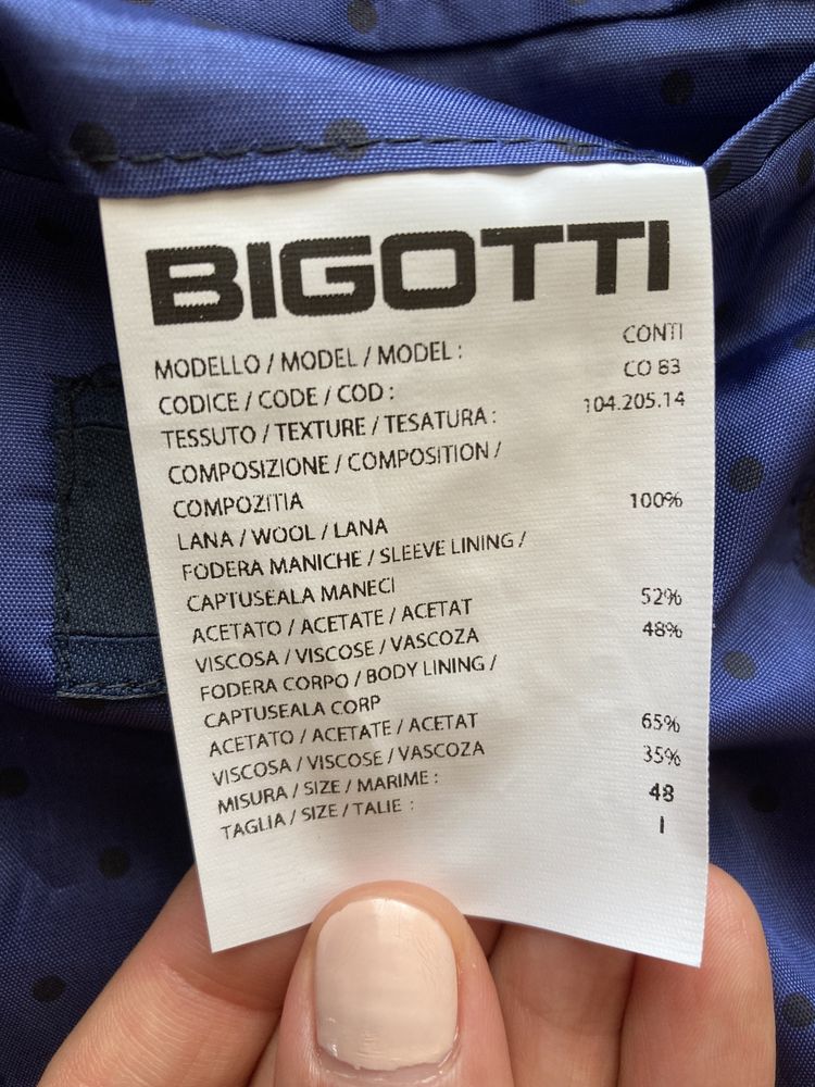 Sacou bărbați marca Bigotti
