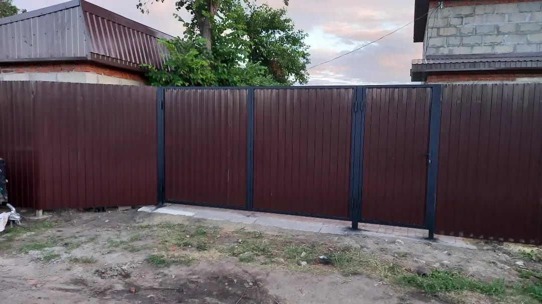 Установка забора заборов