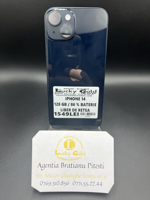 Iphone 14 128GB 86%Baterie Liber de retea cod produs 22407