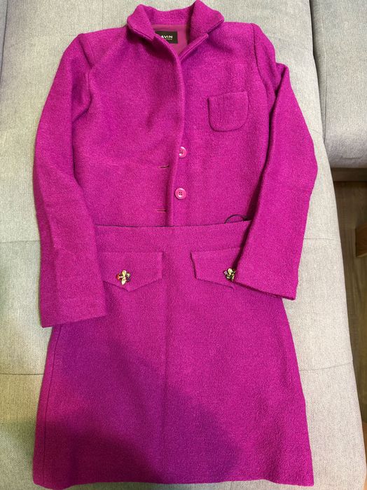 Лилав сет пола и жилетка Авин