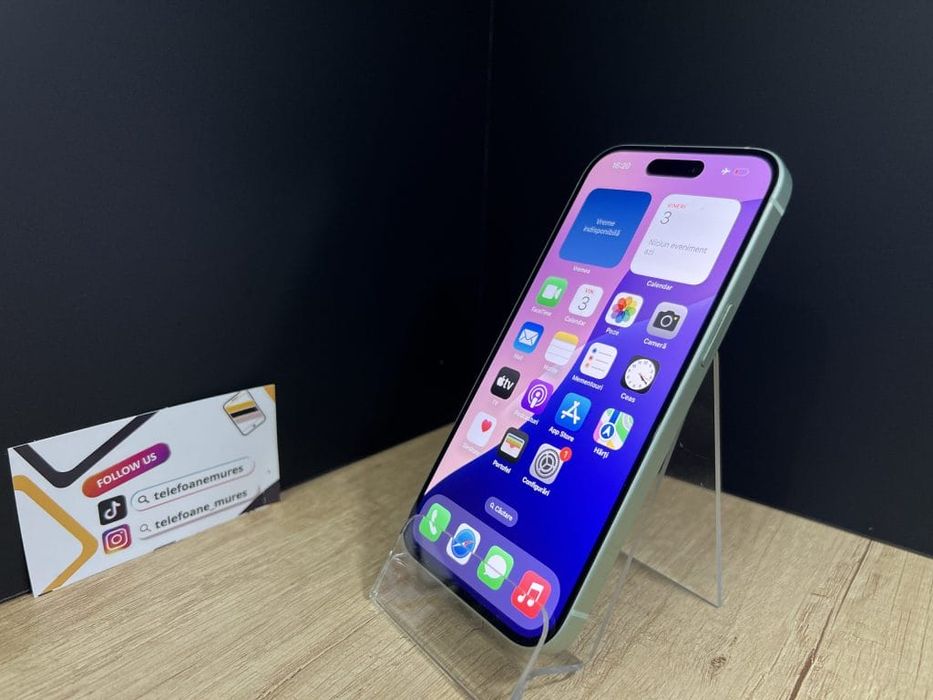 Iphone 15 128Gb Green 3 ani garanție, Telefoane Mureș