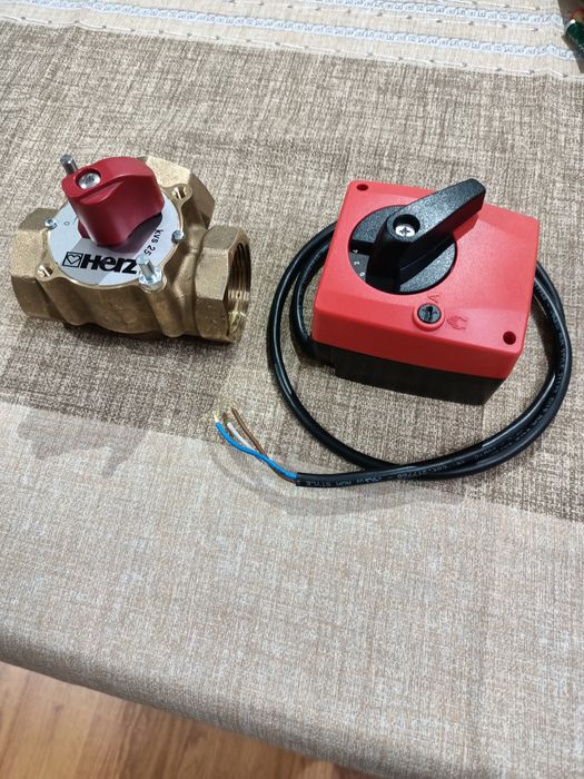 Vană cu servomotor herz 3 căi