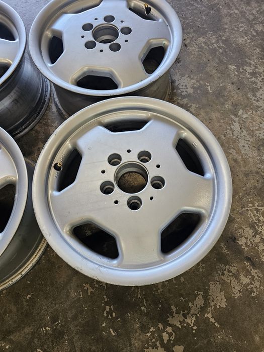 Set jante Mercedes tip AMG R15 5x112 cu buza retro