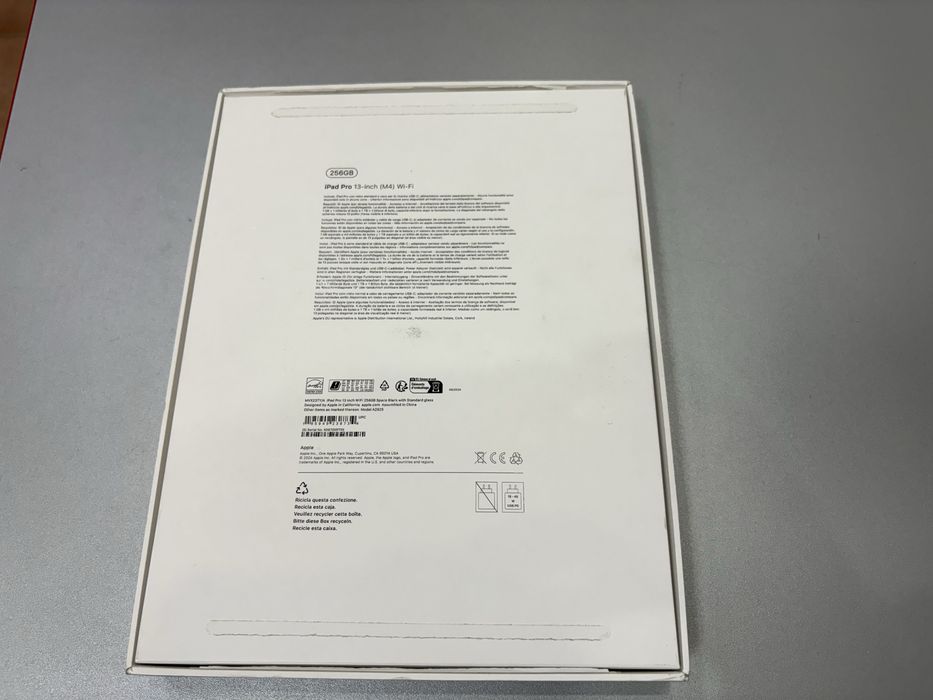 Ipad Pro 13”, M4, 256 gb, WiFi, Space Black, la cutie