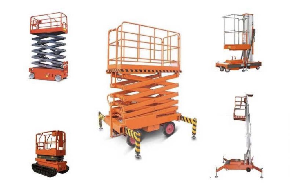 Подъемник ножничный , подъемник мачтовый телескопический