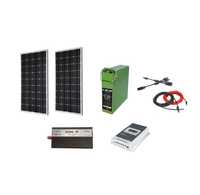 Kit fotovoltaic rulota/cabana 360 W pe 12 V cu invertor 3000 W